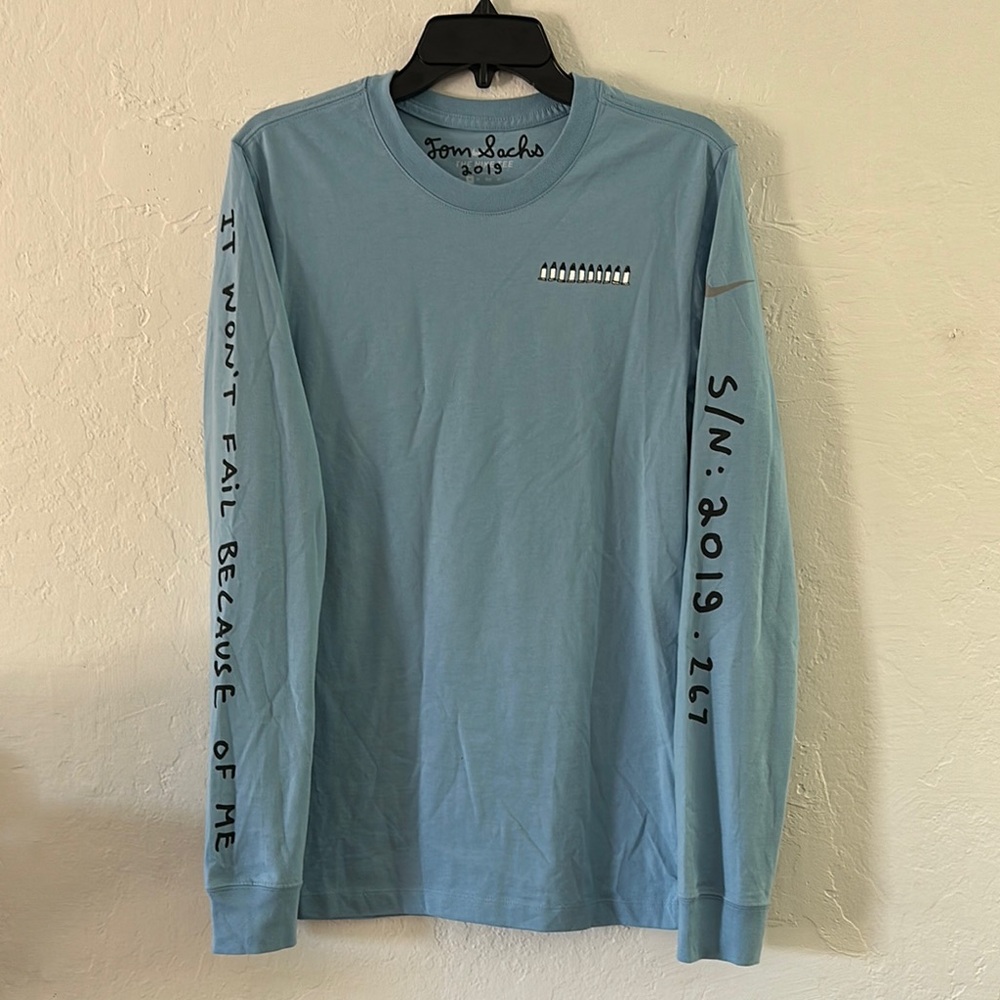 Nike Tom Sachs Family Crest Long Sleeve Pentacle Blue